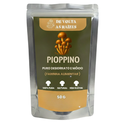 Cogumelo Pioppino 100% Puro Moída 50 g (Farinha)