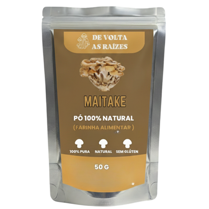 Maitake 100% puro moído 50 ( farinha)