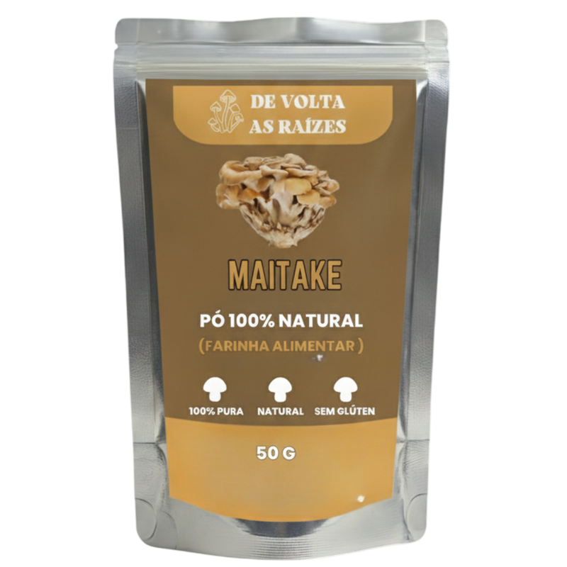 Maitake 100% puro moído 50 ( farinha)