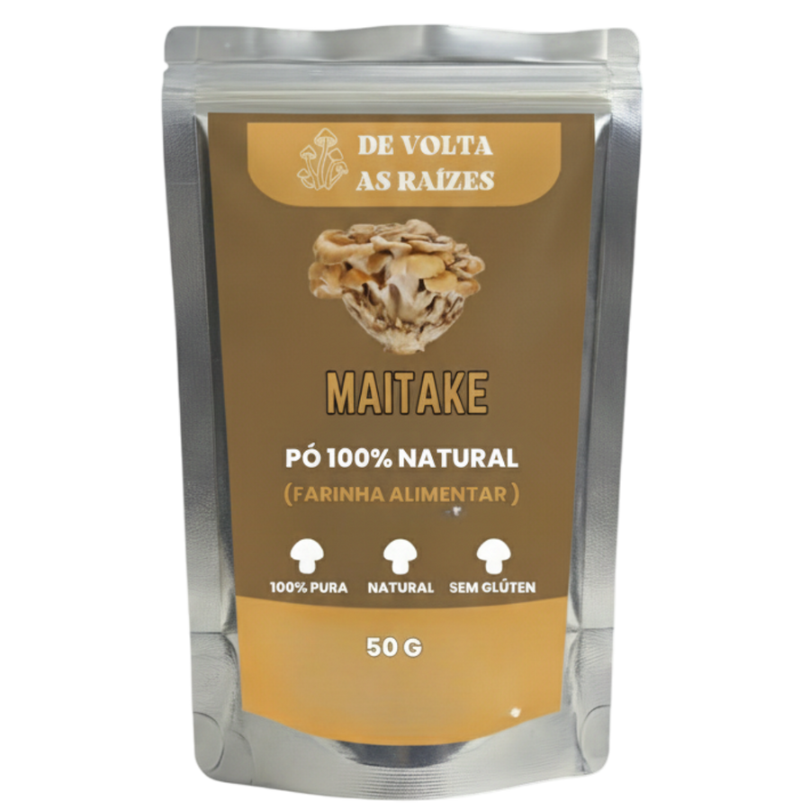 Maitake 100% puro moído 50 ( farinha)