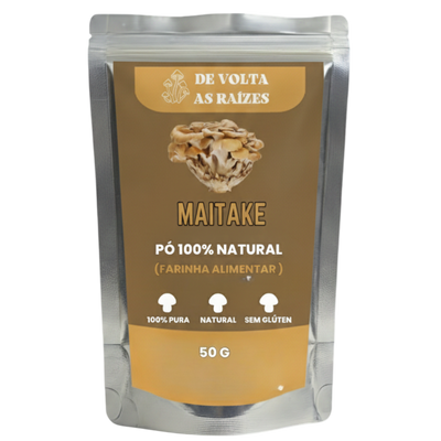 Maitake 100% puro moído 50 ( farinha)