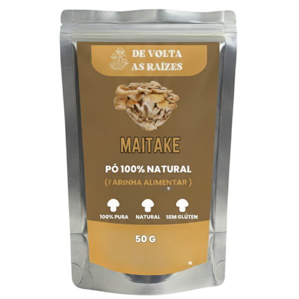 Maitake 100% puro moído 50 ( farinha)