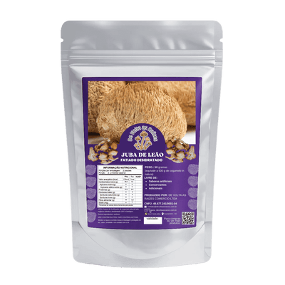 Cogumelo Juba de leão Desidratado 50 g