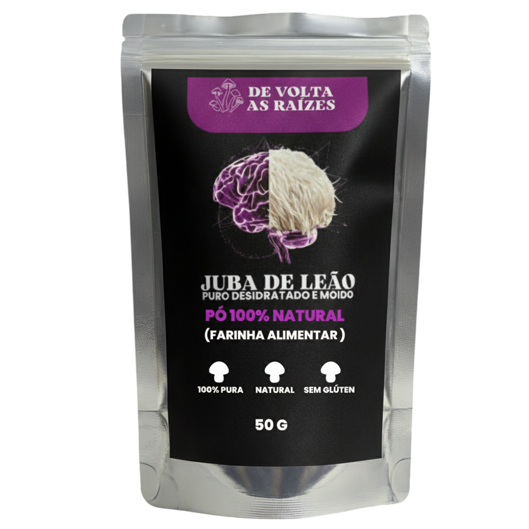 Juba de Leão 100% Puro Moído 50 g (Farinha)