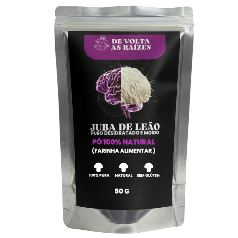 Juba de Leão 100% Puro Moído 50 g (Farinha)