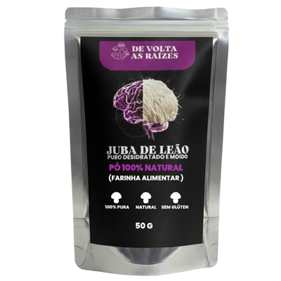 Juba de Leão 100% Puro Moído 50 g (Farinha)