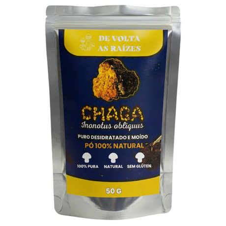 Champiñón Chaga 100% puro molido 50 g (harina)