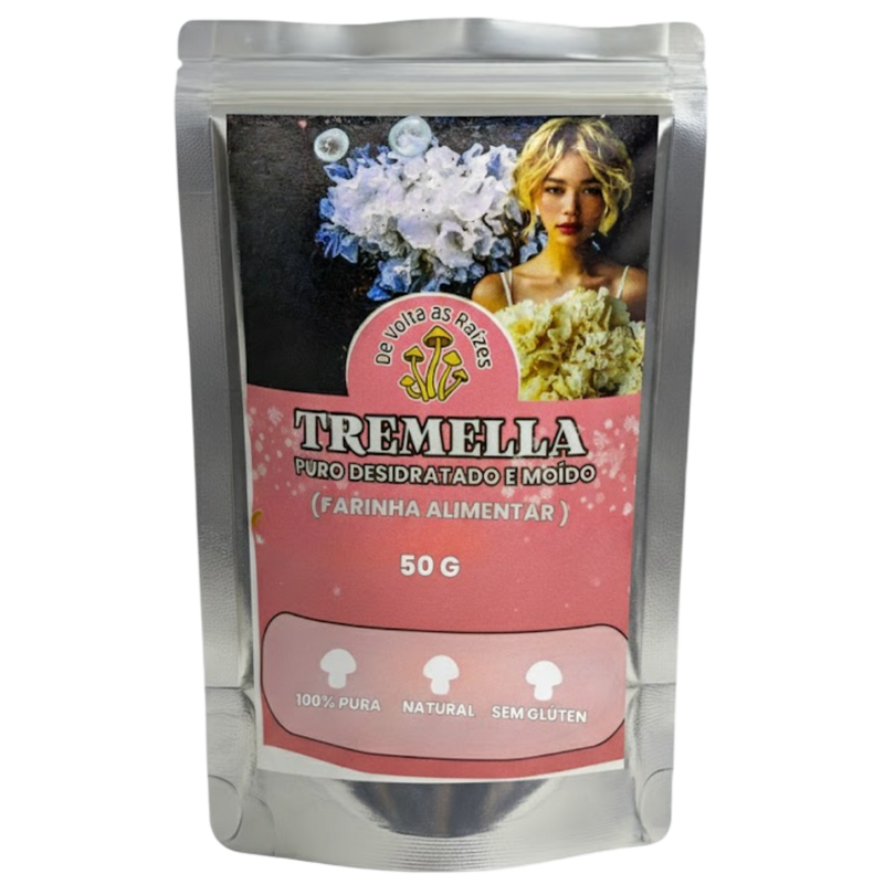 Cogumelo Tremella 100% Puro moido 50 g (farinha)