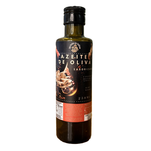 Aceite de Oliva Saborizado con Champiñón Ahumado y Ajo Negro