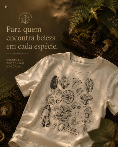 Camisa con Ilustración Botánica