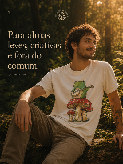 Camisa sapo Serenata no Cogumelo