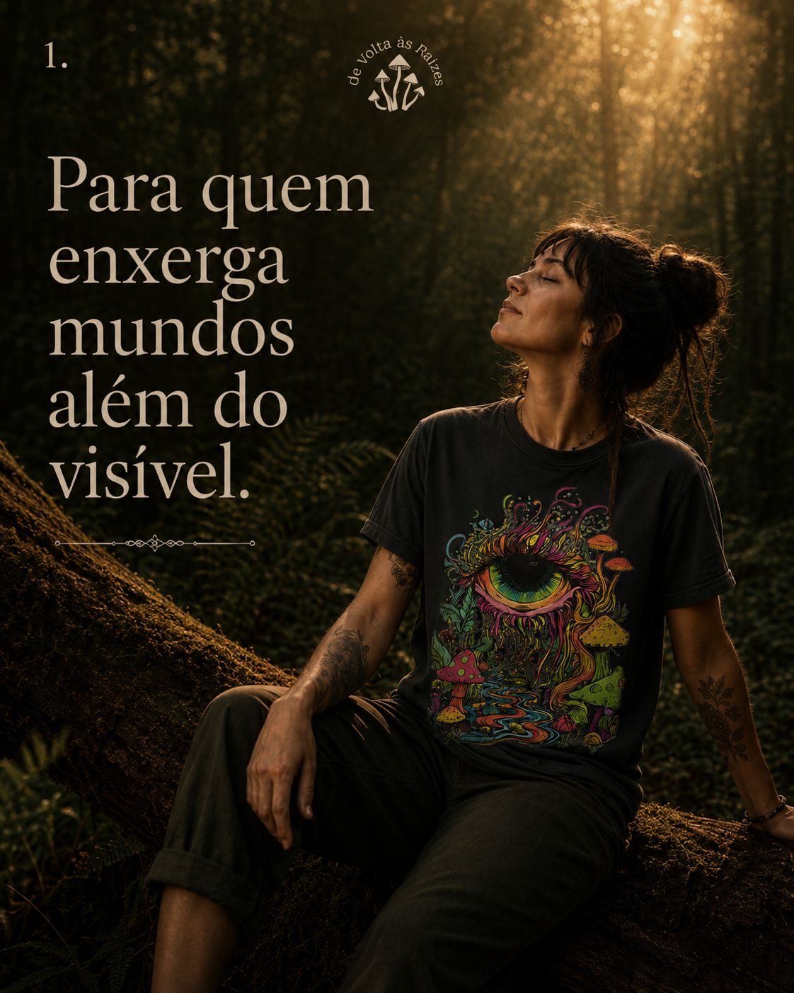 Camiseta Olho Cogumelo