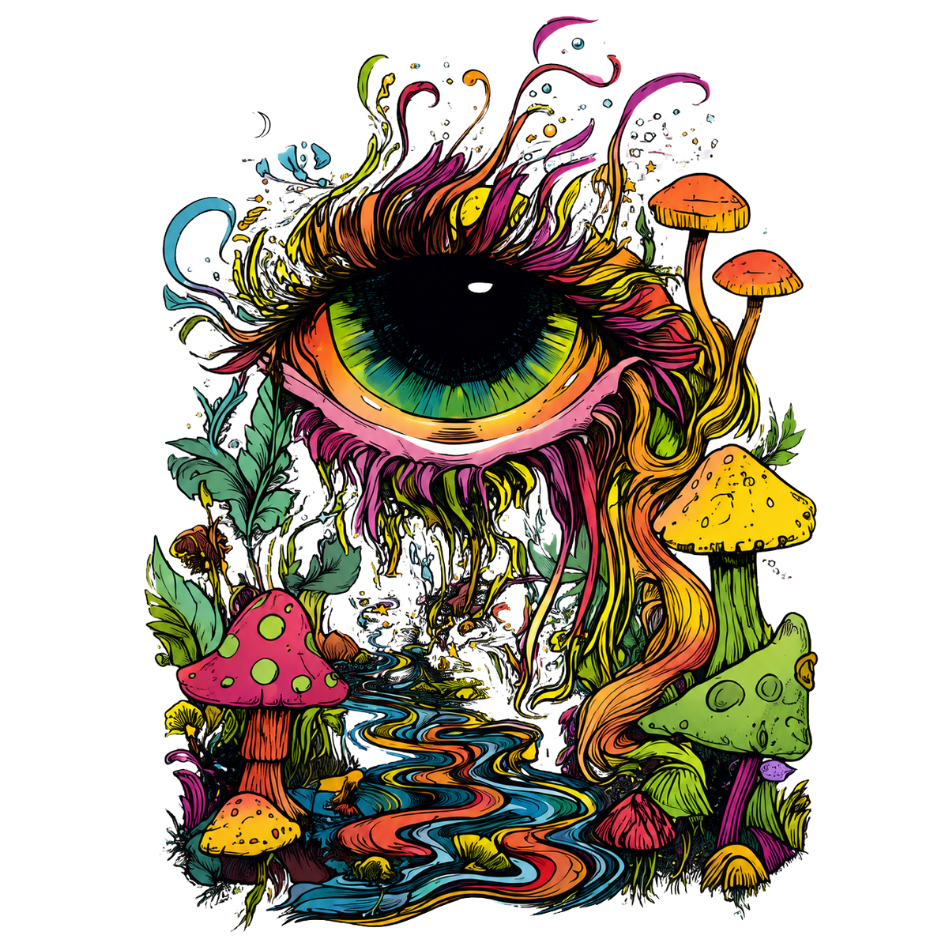 Camiseta Olho Cogumelo