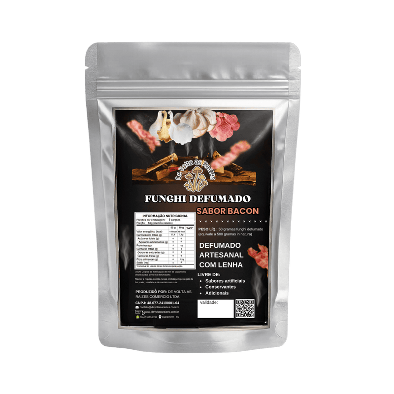 Funghi Defumado a lenha – 50g
