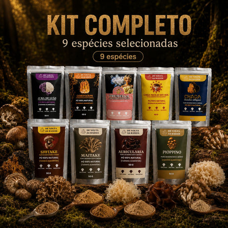 Kit Completo - Seleção com 9 Espécies (Farinhas Naturais)