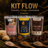 Kit Flow - Tremella + Chaga + Auricularia (farinha 50g cada)