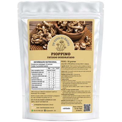 Cogumelo Pioppino Desidratado 50 g