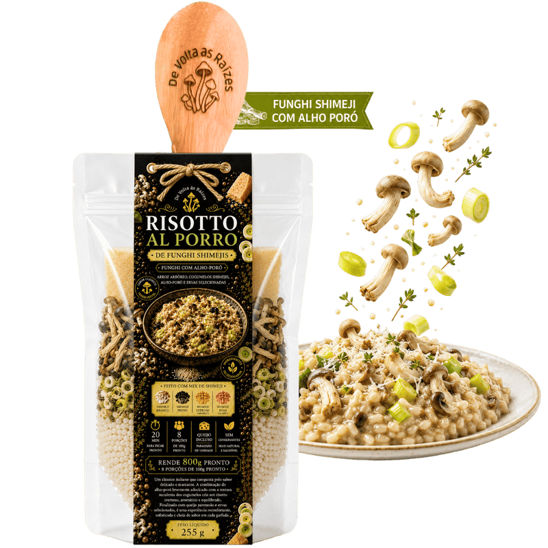 Risoto Funghi Shimeji com Alho-Poró 255g