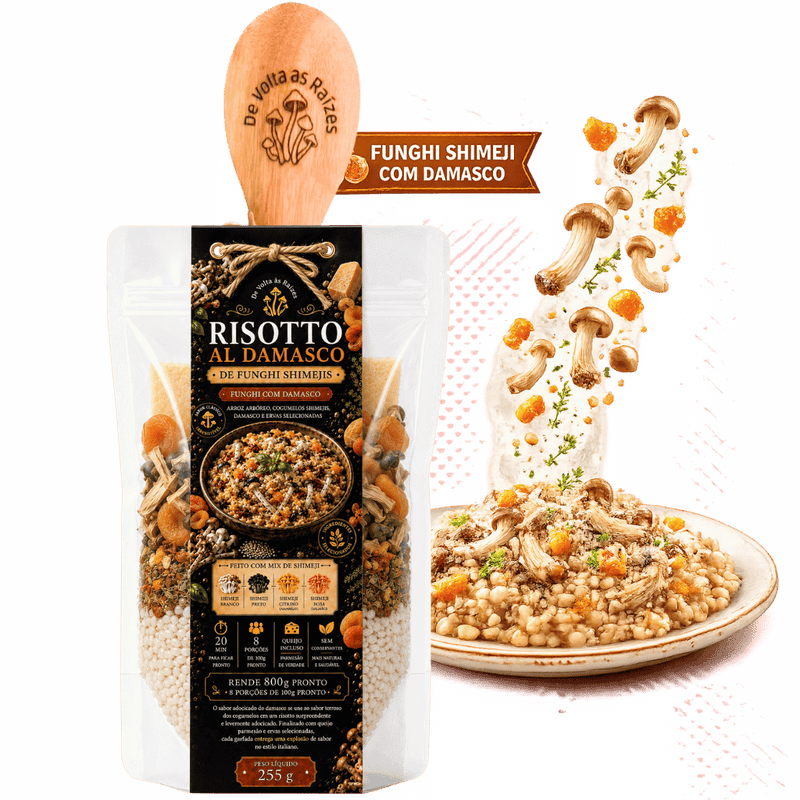 Risoto Funghi Shimeji com Damasco 255g