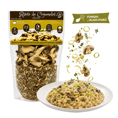 Risoto de Cogumelos em 20 min – Funghi c/ Alho-Poró 200g