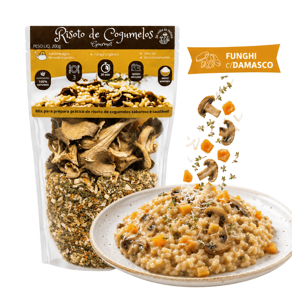 Risoto de Cogumelos em 20 min – Funghi c/ Damasco 200g