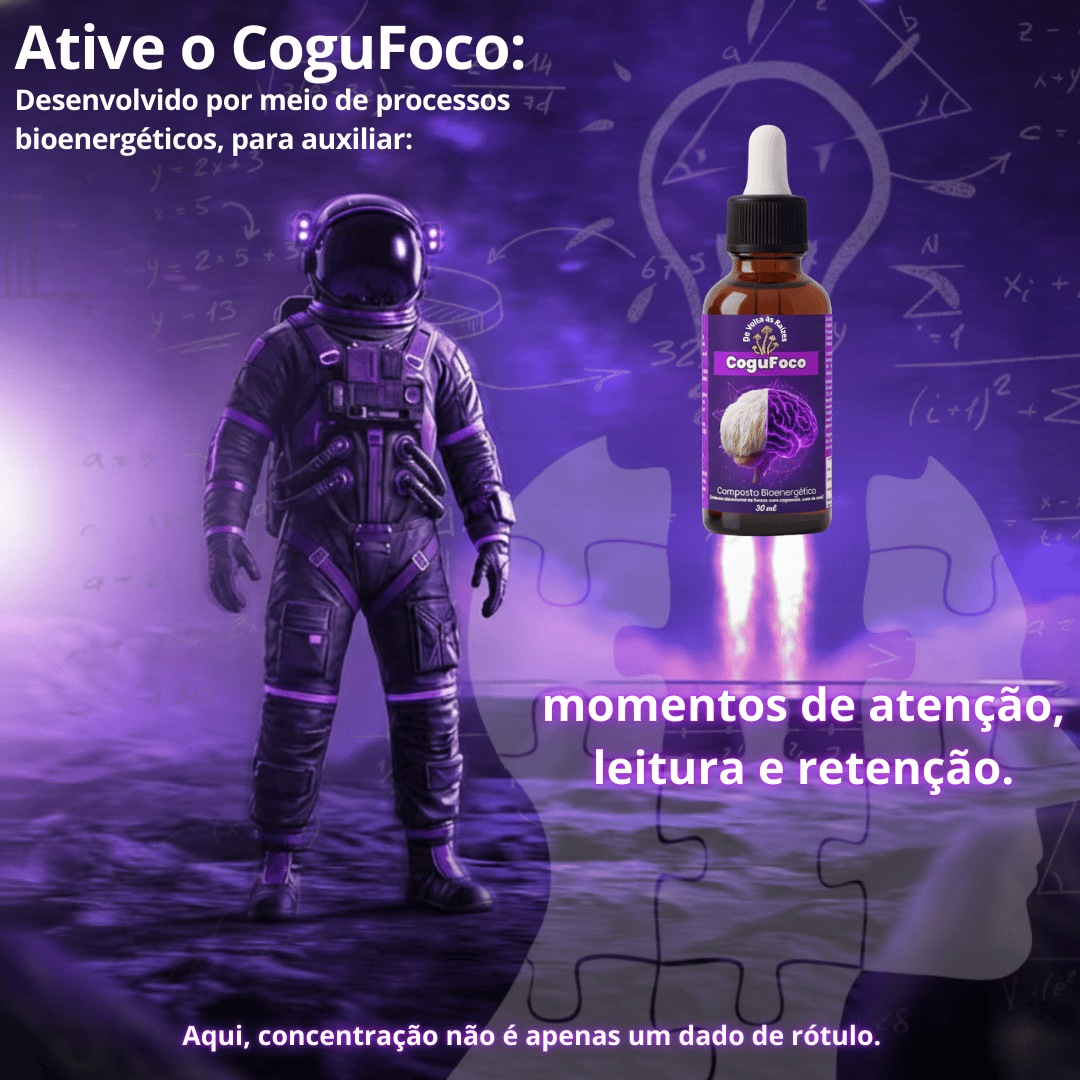 CoguFoco (Composto Bioenergético) Cogumelo juba de leão  – 30 ml
