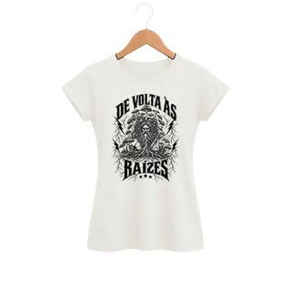 Camiseta Feminina Baby Look Deus dos Cogumelos