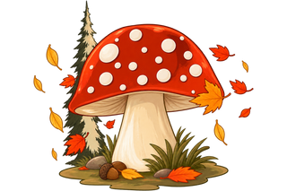 Camisa Amanita de Outono