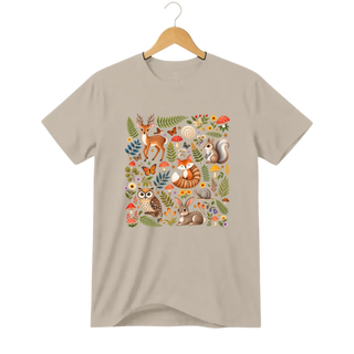 Camiseta Cogumelo Bichos da Mata