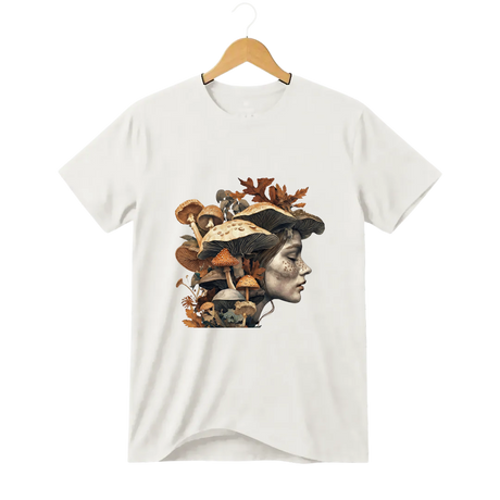 Camiseta Cogumelo Cabeça de Outono