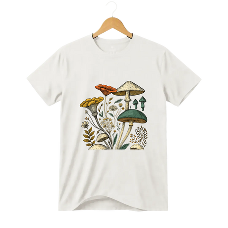 Camiseta Cogumelo Canteiro Selvagem