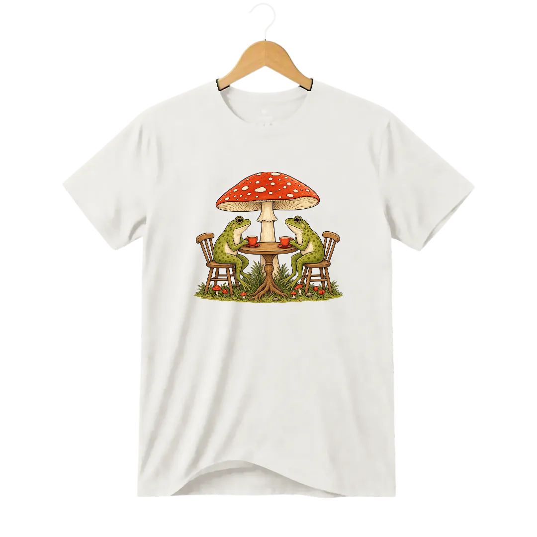 Camiseta Cogumelo Chá das Cinco no Bosque