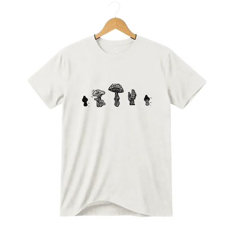 Camiseta Cogumelo Cinco Passos