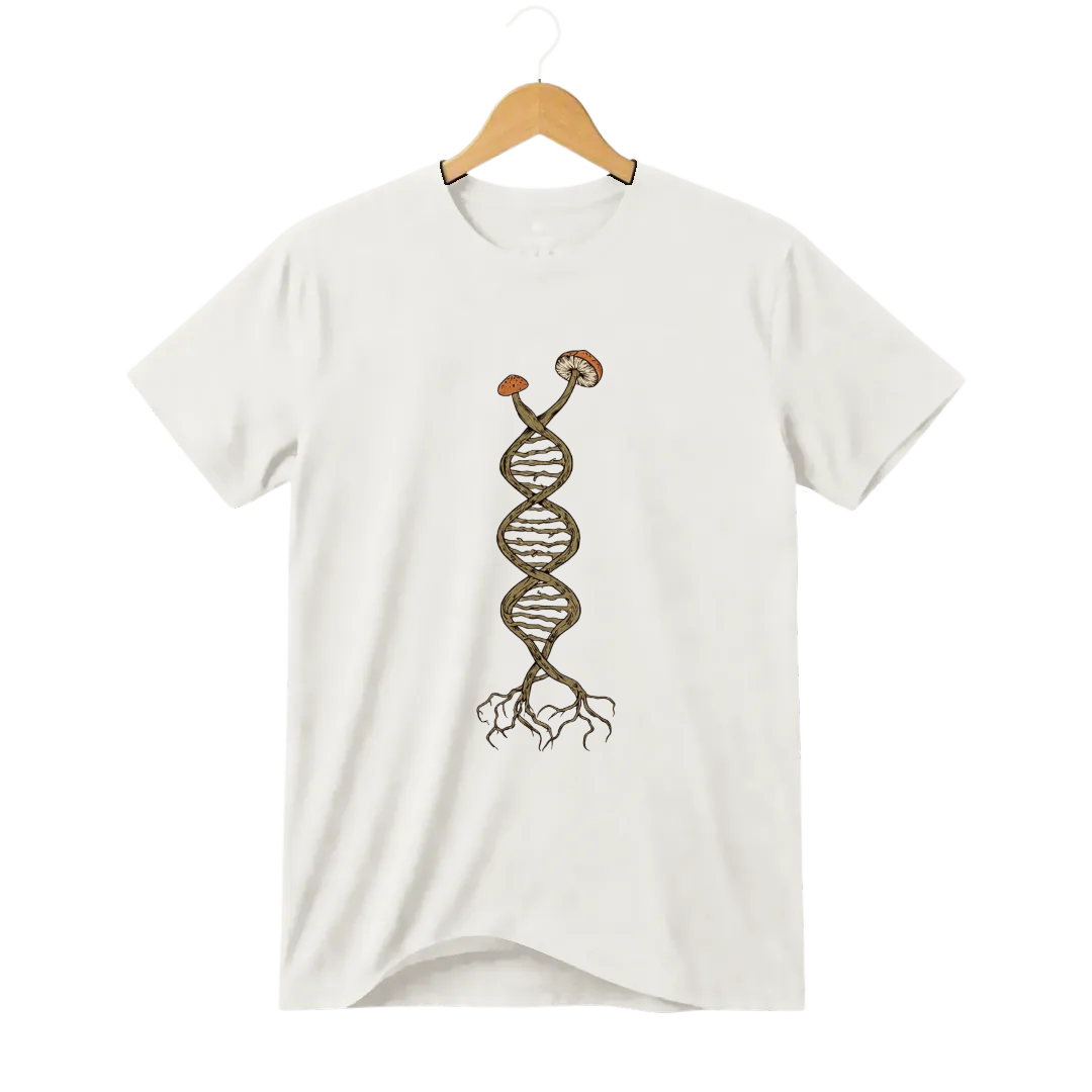 Camiseta Cogumelo Código das Raízes