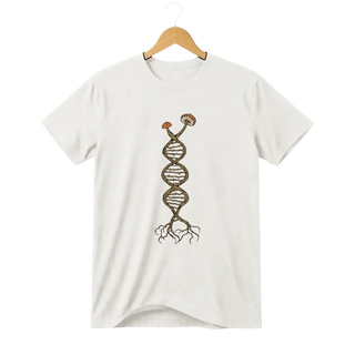 Camiseta Cogumelo Código das Raízes