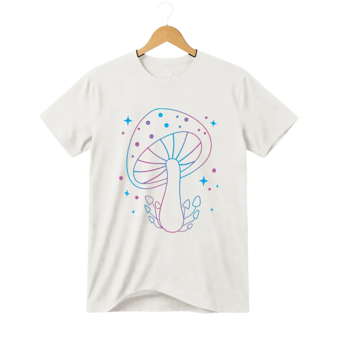 Camiseta Cogumelo Luz da Escuridão
