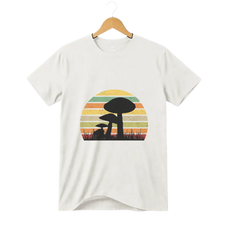 Camiseta Cogumelo Raízes Retrô