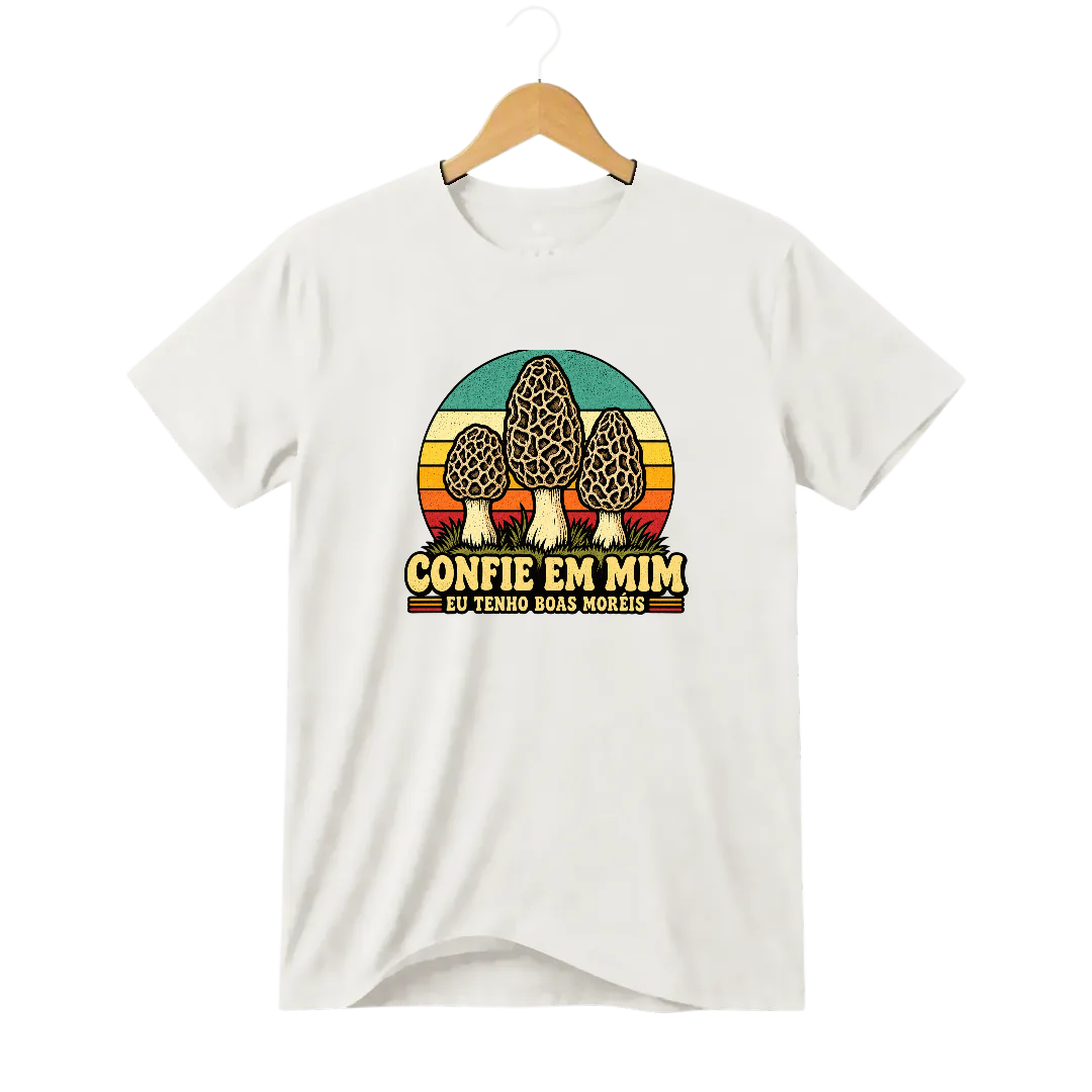 Camiseta Cogumelo Confie em Mim