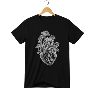 Camiseta Cogumelo Coração Micelial
