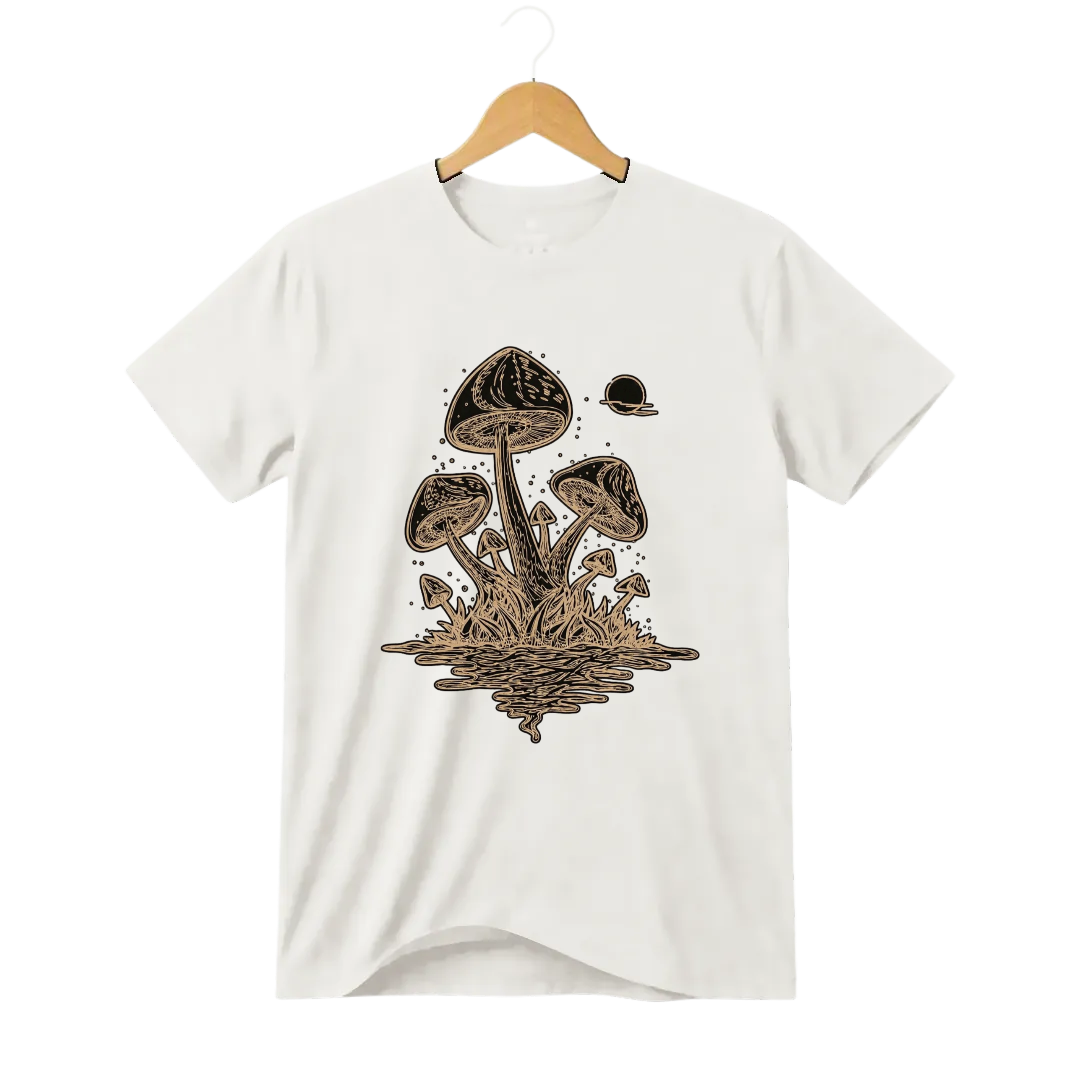 Camiseta Cogumelo Espelho d'Água