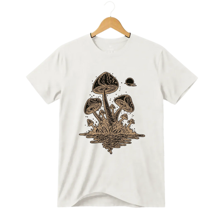 Camiseta Cogumelo Espelho d'Água