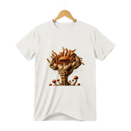 Camiseta Cogumelo Força do Micélio