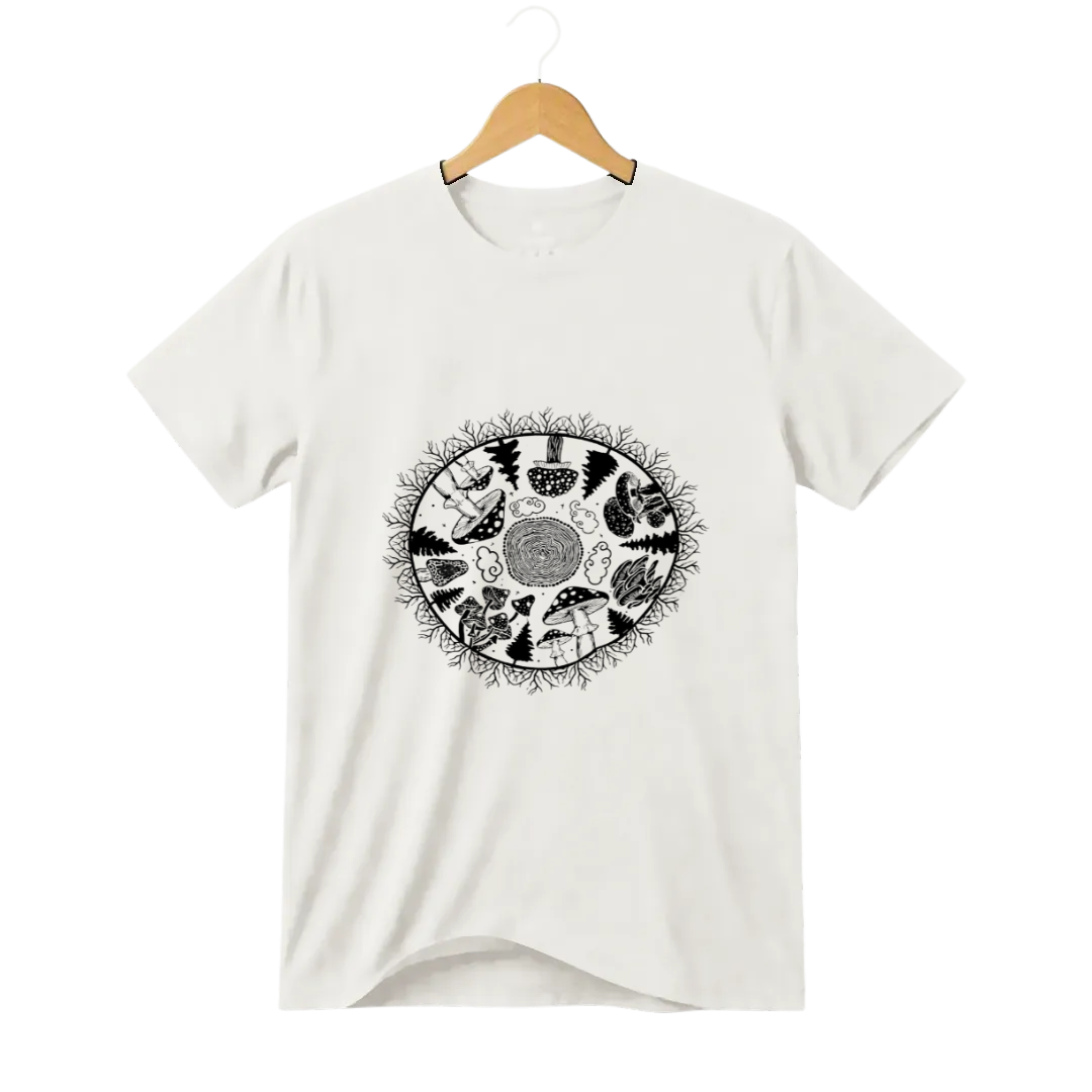 Camiseta Cogumelo Forest Circle
