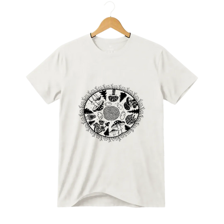 Camiseta Cogumelo Forest Circle