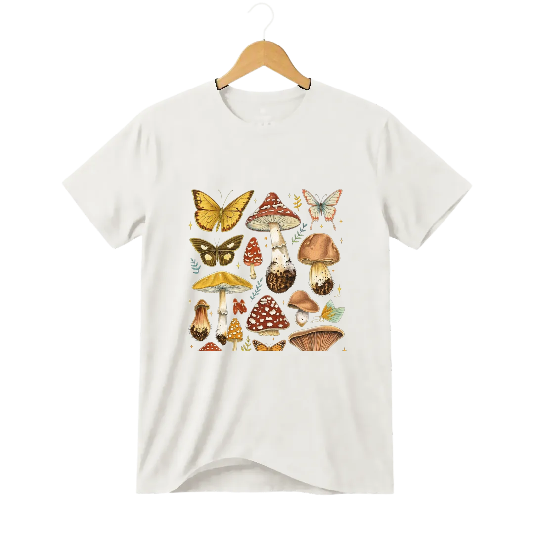 Camiseta Cogumelo Gaveta do Naturalista