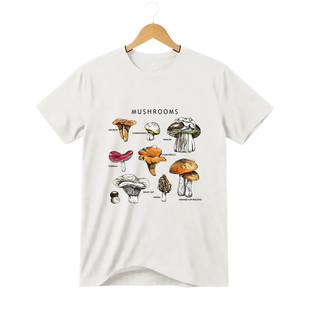 Camiseta Guia de Cogumelos