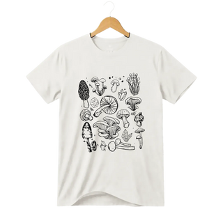 Camisa con Ilustración Botánica