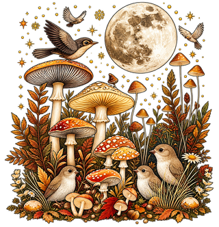 Camisa Lua Cheia no Bosque