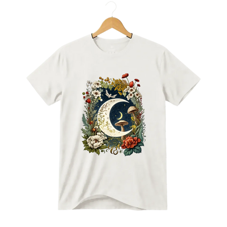 Camiseta Cogumelo Lua Florida