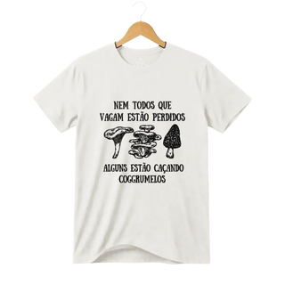 Camiseta Cogumelo Nem Todos Que Vagam